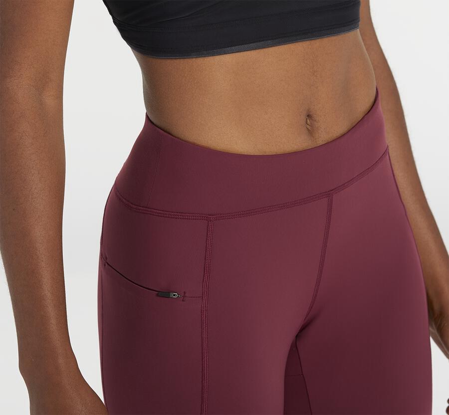 Calça Hoka One One Feminino Marrom - Performance Crop Tight - 630-PKJHUM